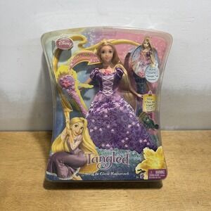 Disney Princess Sing & Glow Rapunzel Light-Up Doll 2010 NIB Sealed Mattel Barbie